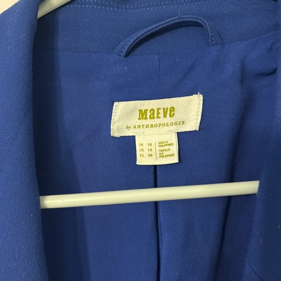 Oversized Royal Blue Blazer from Anthropologie - Picture 2 of 6